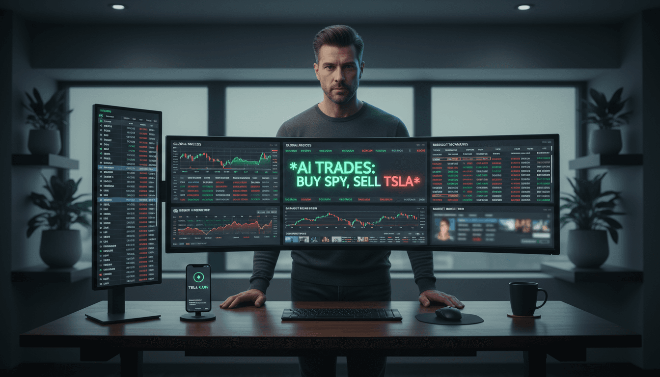 Professional stock market dashboard displaying charts and financial data in modern blue design